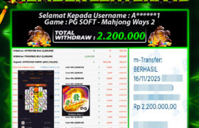 JACKPOT MAHJONG WAYS 2 16 NOVEMBER 2025