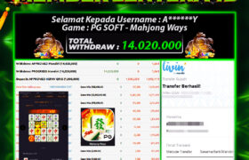 JACKPOT MAHJONG WAYS14 NOVEMBER 2025